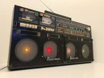 Dynasty ES555 Boombox Ghettoblaster Madonna Radio Cassette Stereo Work Good Look. Fixed Price $5186.59.