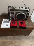 Jvc RC-550JW Boombox Ghettoblaster Radio Cassette Player Vintage El Diablo. Fixed Price $420.00.