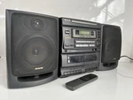 Vintage Aiwa CA-DW470U Boombox Stereo Dual Cassette Remote (read) Cd No Work. Fixed Price $121.93.