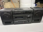 Sony CFS-1025 Radio Cassette-corder Vintage Boombox Works Cass. Broke. Fixed Price $51.24.