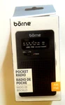 Borne PR200 Pocket Am/fm Radio. New. CB1. Fixed Price $11.99.