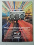 1983 Panasonic RX-F20 Portable Stereo Magazine Ad Earth, Wind And Fire Group. Fixed Price $14.99.