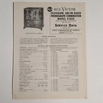 Rca Victor Service Manual 1950 T17 Television Radio KCS60 RC1092 RP168 RP190. Fixed Price $9.99.