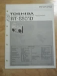 Original Toshiba Service Manual For The RT-S501D Radio Boombox Receiver Mp. Fixed Price $12.98.