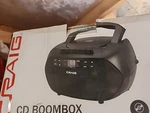 Craig Portable Top-loading Cd Boombox With Am/fm Stereo Radio And Black. Fixed Price $19.99.