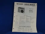 Sharp GF-1770 Radio Cassette Player Service Manual. Fixed Price $19.98.