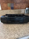 Magnavox Aw 7030/17 Am/fm Dual Cassette Dubbing-ships 24 Hrs Works Perfectly. Fixed Price $65.00.