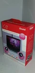 Isound Portable Wired Ice Crystal Clear Transparent Pink Compact Speakers #YY8. Fixed Price $14.95.