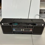 1980S Sanyo W250 Radio Stereo Boombox Dual Cassette Dubbing Recorder Tested. Fixed Price $298.15.