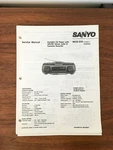 Sanyo MCD-Z10 Boombox Stereo Service Manual *original*. Fixed Price $12.97.