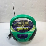 Tmnt Boombox Am/fm/cd Radio W/cord 2015 Viacom Teenage Mutant Ninja Turtles. Fixed Price $99.99.