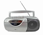 Jensen MCP-160 Portable Am/fm Radio Cassette Player Tested & Working Silver. Fixed Price $19.65.