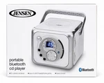 Jensen CD-555 Portable Bluetooth Player Fm Radio Boombox Open. Fixed Price $49.99.