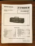 Fisher PH-W803BF Boombox Radio Service Manual *original*. Fixed Price $19.98.