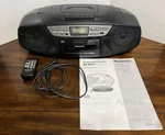 Panasonic RX-DS17 Portable Cd Cassette Radio Boombox W/ Remote Control & Manual. Fixed Price $189.99.