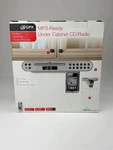 New Gpx KC222S MP3-READY Under Cabinet Cd/radio Player Am/fm W/ Remote Nos. Fixed Price $69.98.