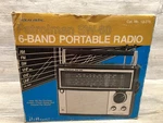 Vintage Empty Box Only For Realistic 12-779 Patrolman SW60 6-BAND Portable Radio. Fixed Price $30.00.