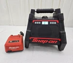 Snap On Bluetooth Speaker CTBTSR9050 With 18V 5.0 Ah Battery And Charger. Fixed Price $195.49.