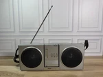 Vintage Rhapsody RY-81A Stereo-to-go Portable Am/fm Radio Boombox Speaker System. Fixed Price $79.99.