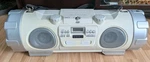 Jvc Rv NB20W Kaboom Boombox White Ipod Dock Cd Am/fm Guitar/mic Input. Fixed Price $199.99.