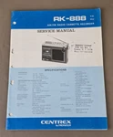 Centrex By Pioneer RK-888 Radio Cassette Recorder Service Manual D-3675. Fixed Price $54.95.