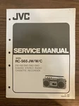 Jvc RC-565 Jw/w/c Radio Service Manual Original. Fixed Price $23.21.