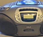 Rca RP-7982 Portable Boombox Cd Cassette Am/fm Radio Surround Sound Silver. Fixed Price $49.99.