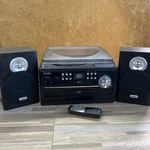 2012 Jensen Stereo Model JTA-475 Record Player Cd Cassette Tapes Am Fm JL531. Fixed Price $61.29.