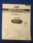 Jvc RC-X520 Cd Portable Service Manual Factory Original The Real Thing. Fixed Price $13.95.