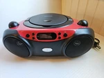 Blackweb Bluetooth Cd Player Boombox Digital Fm Radio Red/black Tested Works. Fixed Price $19.99.