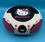Hello Kitty Cd Player Am Fm Radio Boombox KT2026MBY Works Pink 2013 Rare Girls. Fixed Price $89.00.