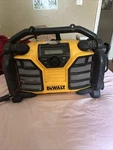 Dewalt DCR018 Compact Work Site Radio, Corded/cordless, 18V/20V/12V Max. Fixed Price $160.00.
