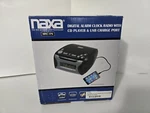 Naxa Digital Alarm Clock With Tuning Am-fm Radio And Cd Player Ob. Fixed Price $50.00.