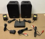 Recoton 900MHZ Wireless Stereo Speakers W/ Acoustic Research AWS5 Transmitter. Fixed Price $113.05.