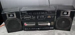 Panasonic RX-CT830 Vintage Boombox Dual Cassette Stereo For Parts Repair. Fixed Price $59.99.