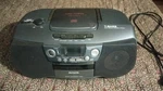 Aiwa Cd Cassette Tape Am/fm Stereo Radio Boombox T-bass CSD-TD901 Tested Works. Fixed Price $27.95.