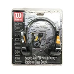 New Wilson Sports Am/fm Stereo Headphone Radio With Bass Boost WJR4Y Sealed. Fixed Price $27.20.