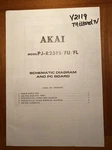 Akai PJ-R25 Fs/fu/fl Schematic Original Service Repair Manual. Fixed Price $14.94.