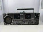Sharp QT-90 Boombox Partially Working Missing Right Speaker For Parts/repair. Fixed Price $150.00.