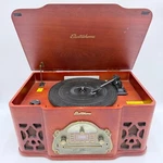 Electrohome Wellington Retro Music System -turntable Cd, Aux Radio Working. Fixed Price $94.75.