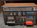 Soundesign 5958 Am/fm Stereo Receiver W/ CASSETTE/8 Track Player Working 4 Ch. Fixed Price $99.00.