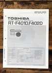 Toshiba RT-F401D RT-F402D Stereo Service Manual *original*. Fixed Price $19.97.
