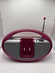 Ilive Portable Docking IBR2807DP Am/fm Radio Ipod Clock Pink. Fixed Price $34.99.