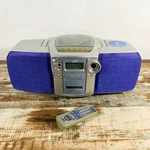 Jvc RC-BZ6BU Cd Cassette Tape Am/fm Boombox W/ Remote Tested And Working Read. Fixed Price $44.95.