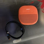 Bose Soundlink Micro Bright Orange Portable Speaker System Preowned Tested Works. Fixed Price $55.00.