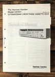 Harmon Kardon Cassette Service Manual *original*. Fixed Price $14.97.