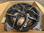 (qty 1) Niche M266 Torsion Gloss Black Milled Wheel Rim 20X9 5X120 35MMM. Fixed Price $372.60.