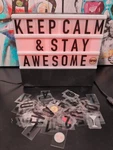 Color-changing Marquee Sign Light Box Polaroid. Bluetooth Speaker Led. Tested.. Fixed Price $19.95.
