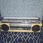 Sanyo M-W15F Boombox Dual Am/fm Cassette Player Untested No Power Cord. Fixed Price $30.00.