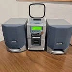 Philips MC118 Micro Stereo System Player - Is Cassette Not Working. Fixed Price $39.95.
